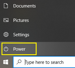 Windows Power Button